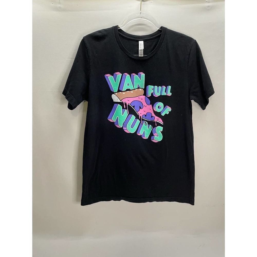 Van Full of Nuns T-shirt Pop Punk Nite Punks Not Dead Short Sleeve Size Medium